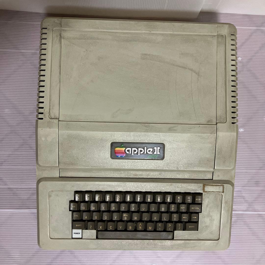 AppleⅡ plus diskⅡ 2台 モノクロディスプレイモニタ