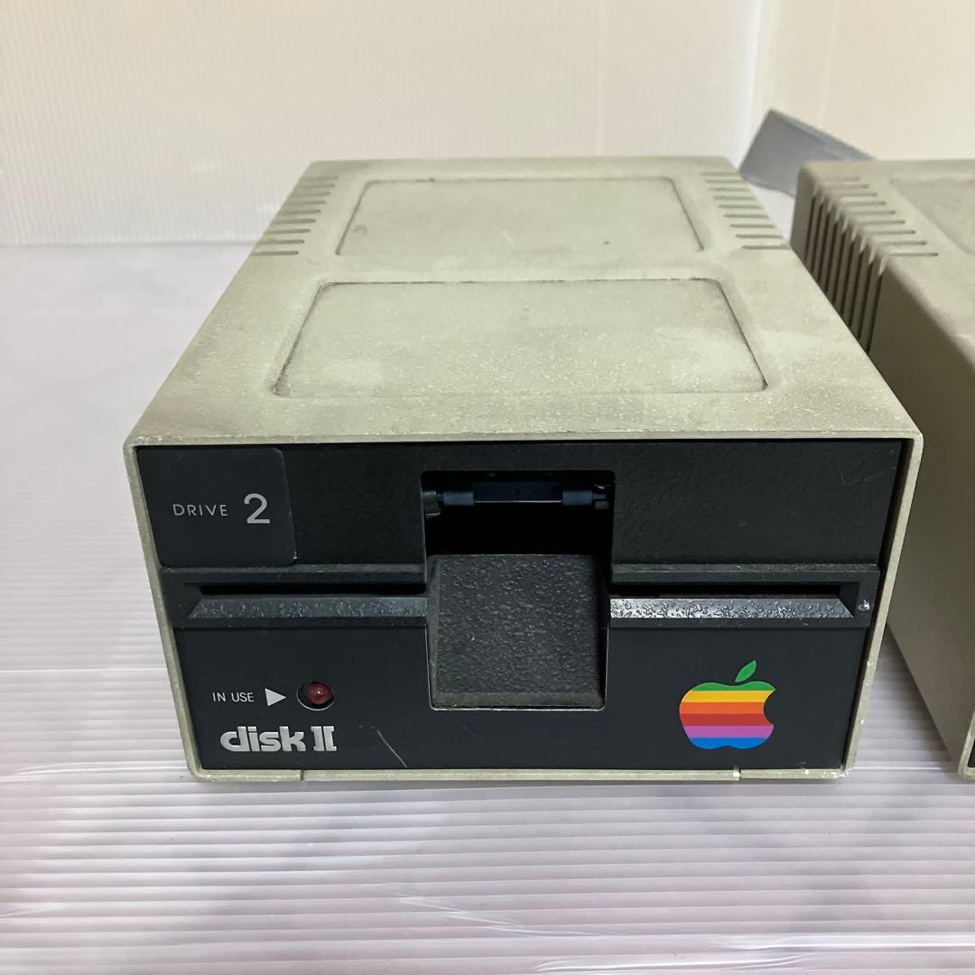 AppleⅡ plus diskⅡ 2台 モノクロディスプレイモニタ