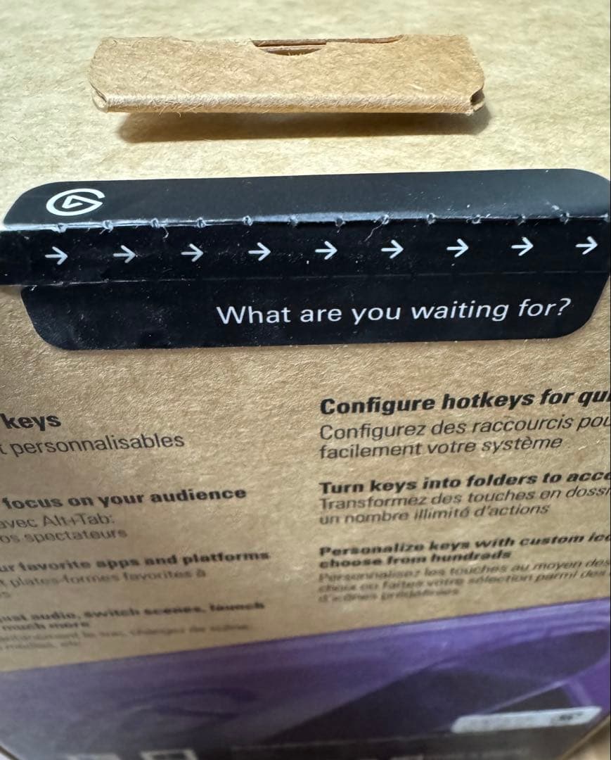 PC用ゲームコントローラー・コンバーター STREAM DECK ATOMIC PURPLE