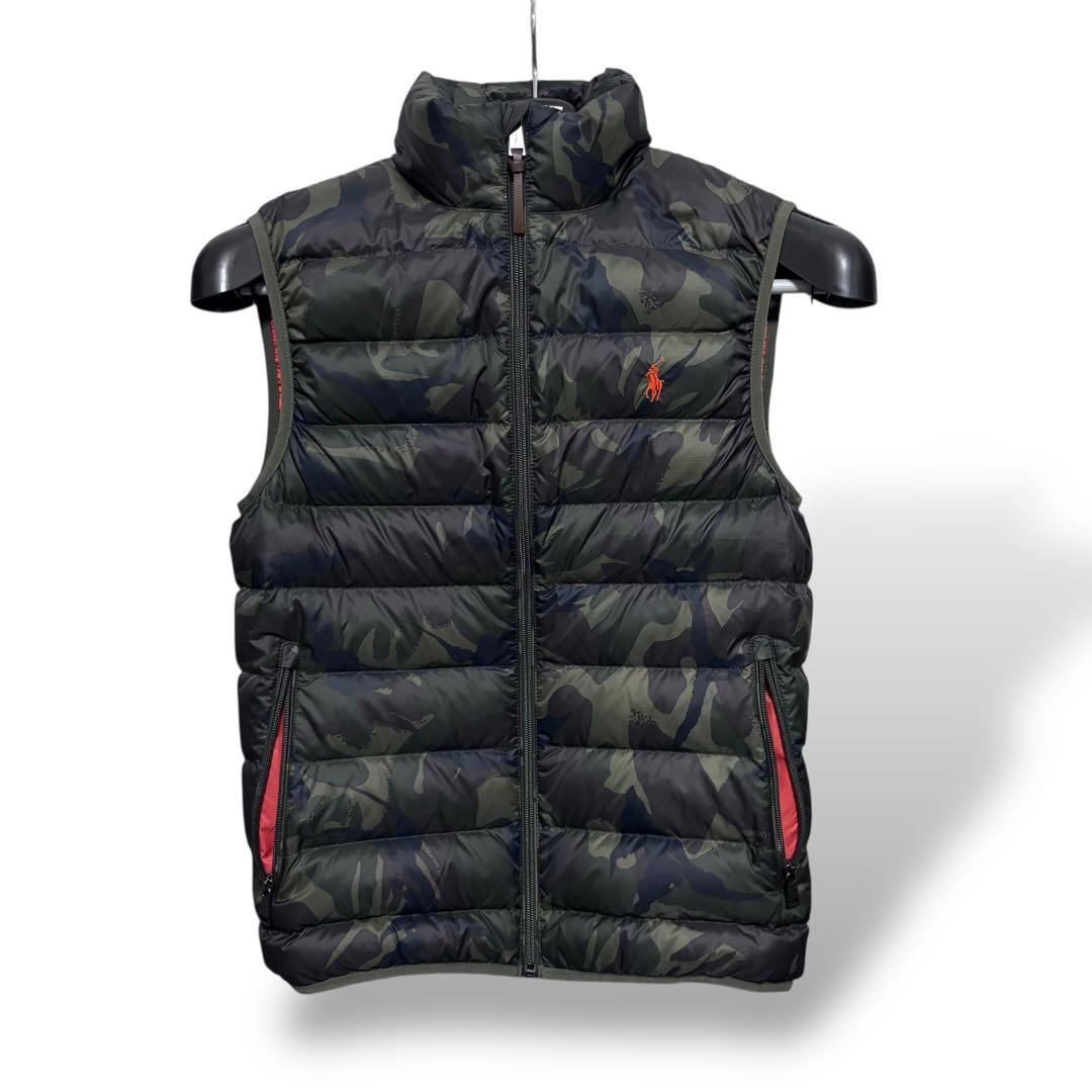 POLO RALPH LAUREN ダウンベスト 迷彩 XSサイズ