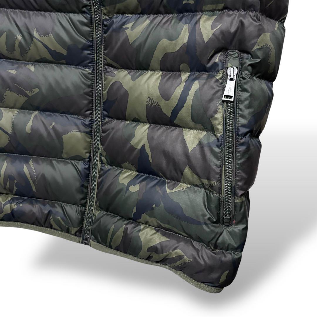 POLO RALPH LAUREN ダウンベスト 迷彩 XSサイズ