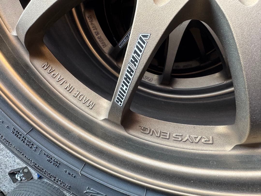 DUNLOP DZ102 205/45R16. VOLK CE28 4本セット