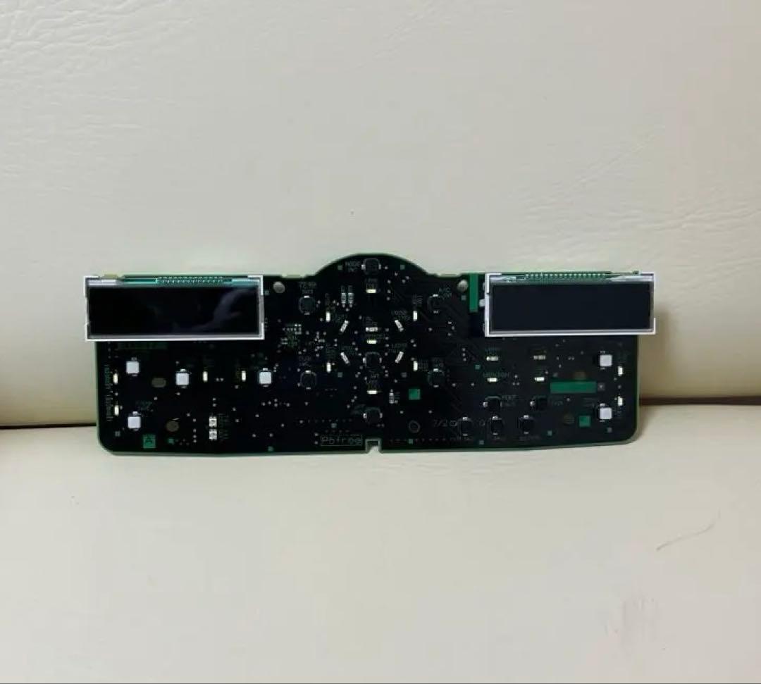 130マークX 後期　純正　ヒータコントロールスイッチボード