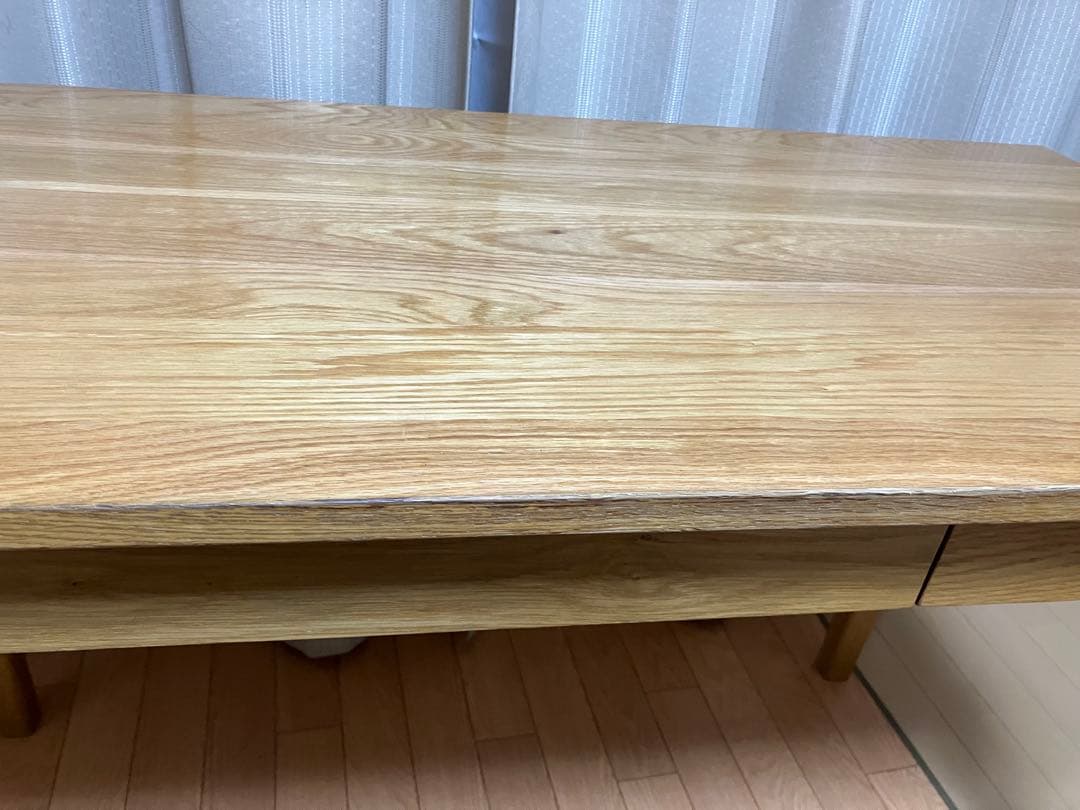 【廃盤品】無印良品 オーク材 机 学習机 テーブル