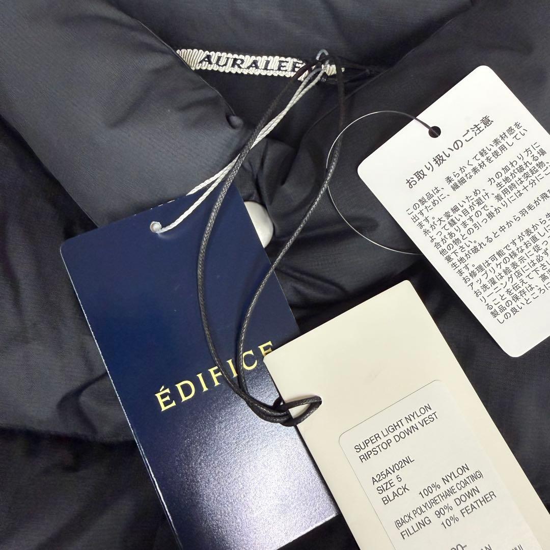 AURALEE 25AW ダウンベスト SUPER LIGHT NYLON 5黒