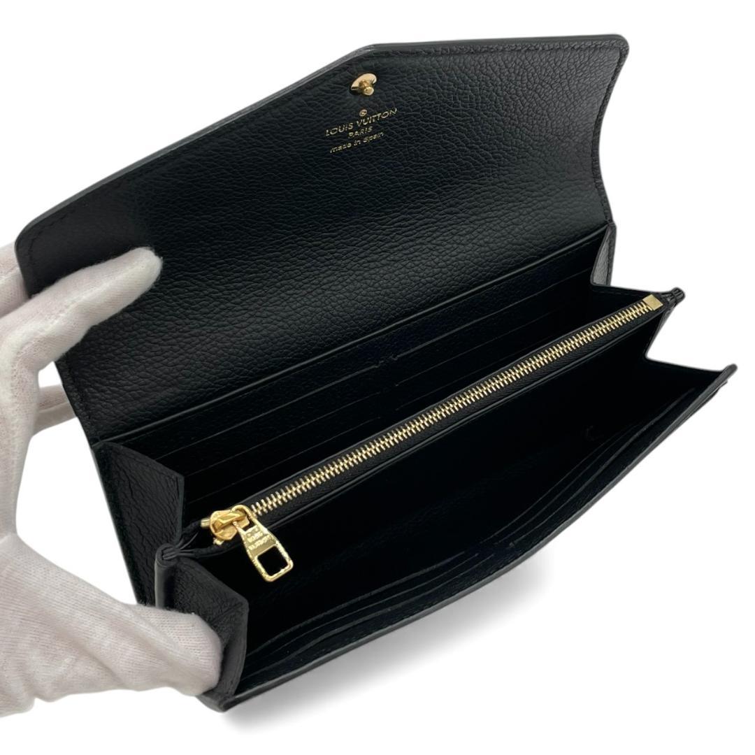 【超極美品】ルイヴィトン 長財布 ポルトフォイユ・サラ モノグラム アンプラント