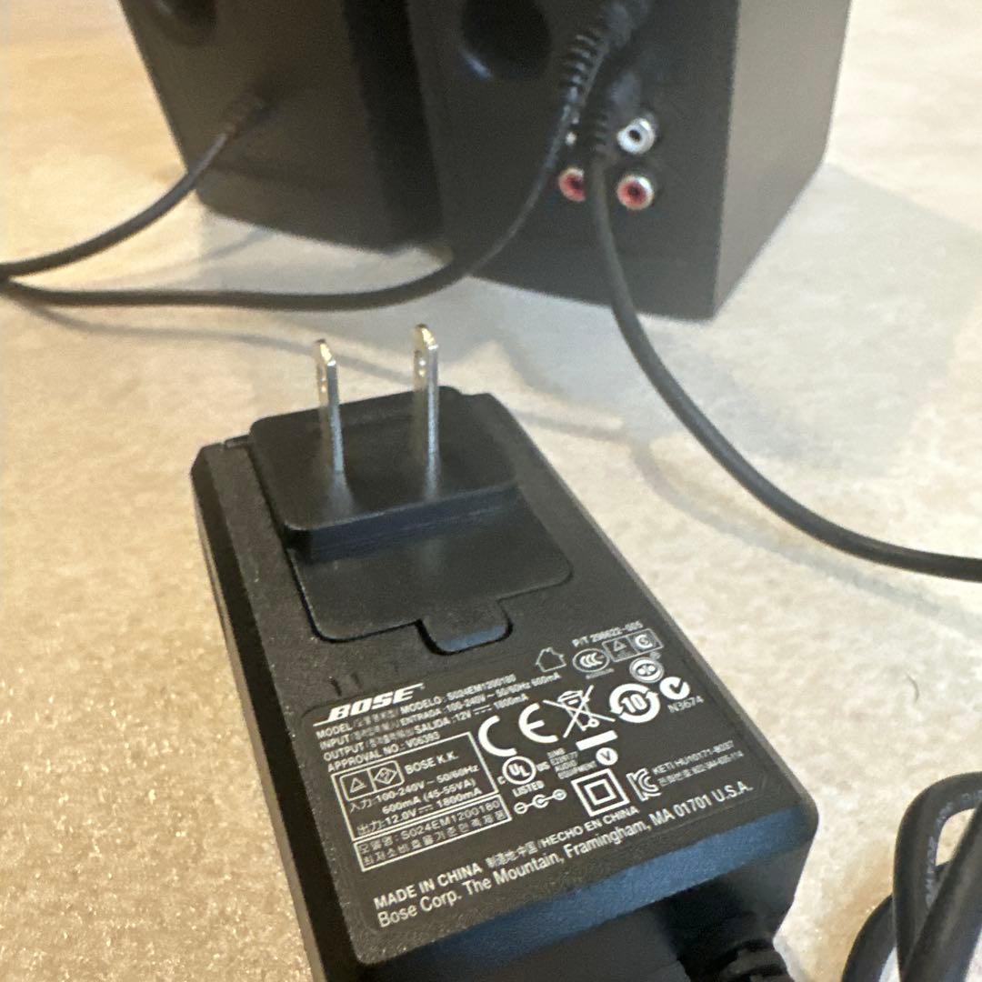 BOSE ブラック スピーカー 2.0チャンネル