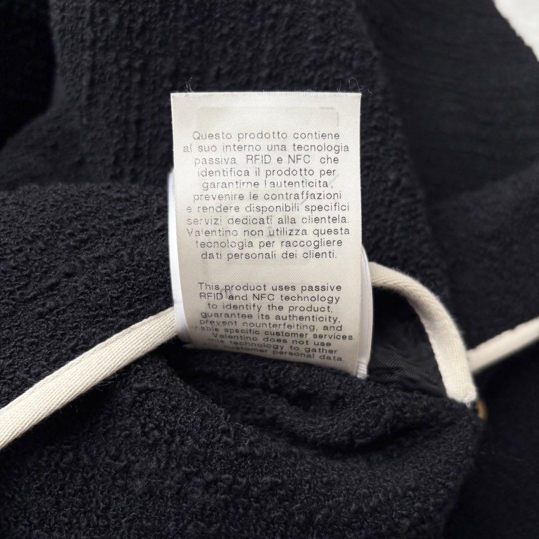 ヴァレンティノ 2022 パイピング ツイードジャケット ダブルボタン 金ボタン