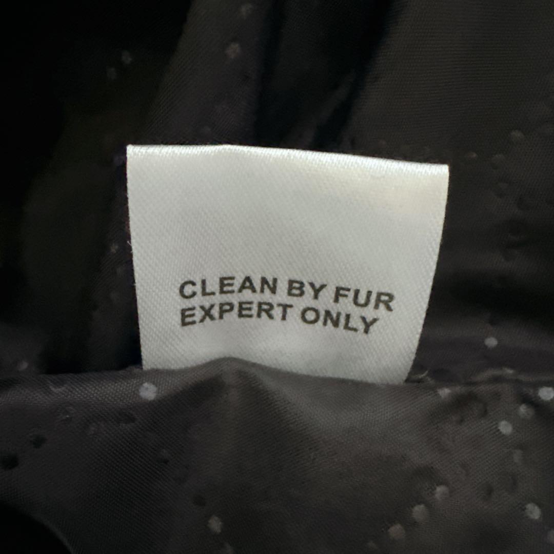 COCON japan リアルファー レザー コート ベルト付 Lサイズ