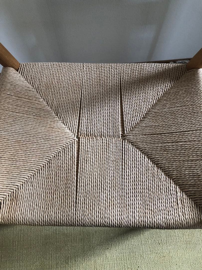 無印良品 MUJI オーク材 ペーパーコード アームチェア　肘掛け