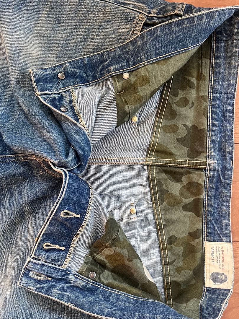 A BATHING APE カモフラージュデニム