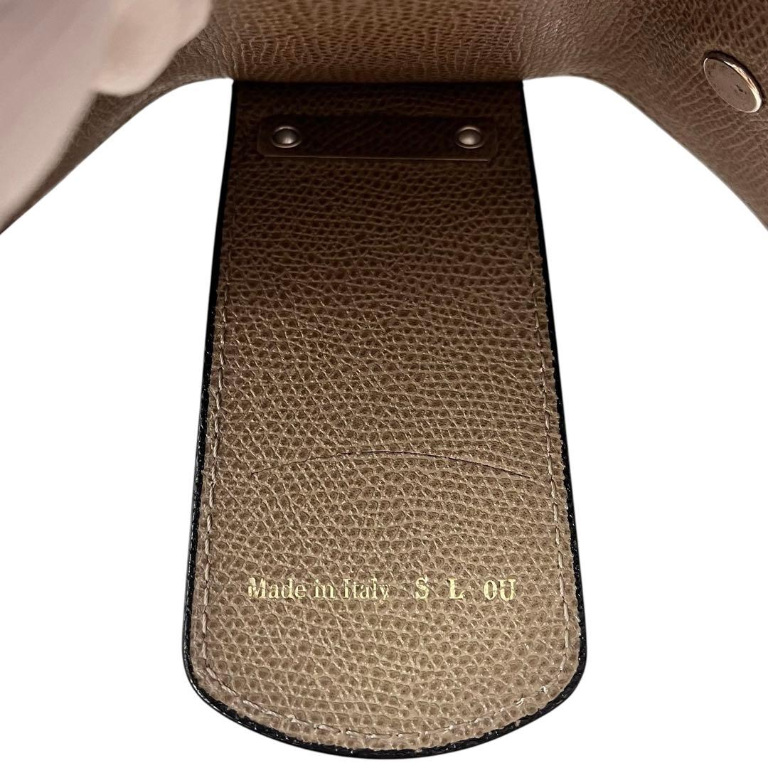 極美品✨ Valextra ヴァレクストラ 6連キーケース 本革 グレージュ