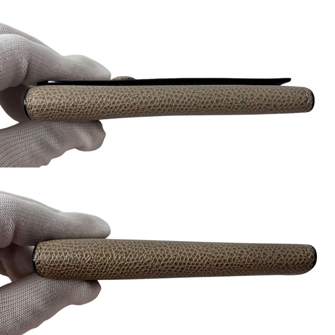 極美品✨ Valextra ヴァレクストラ 6連キーケース 本革 グレージュ