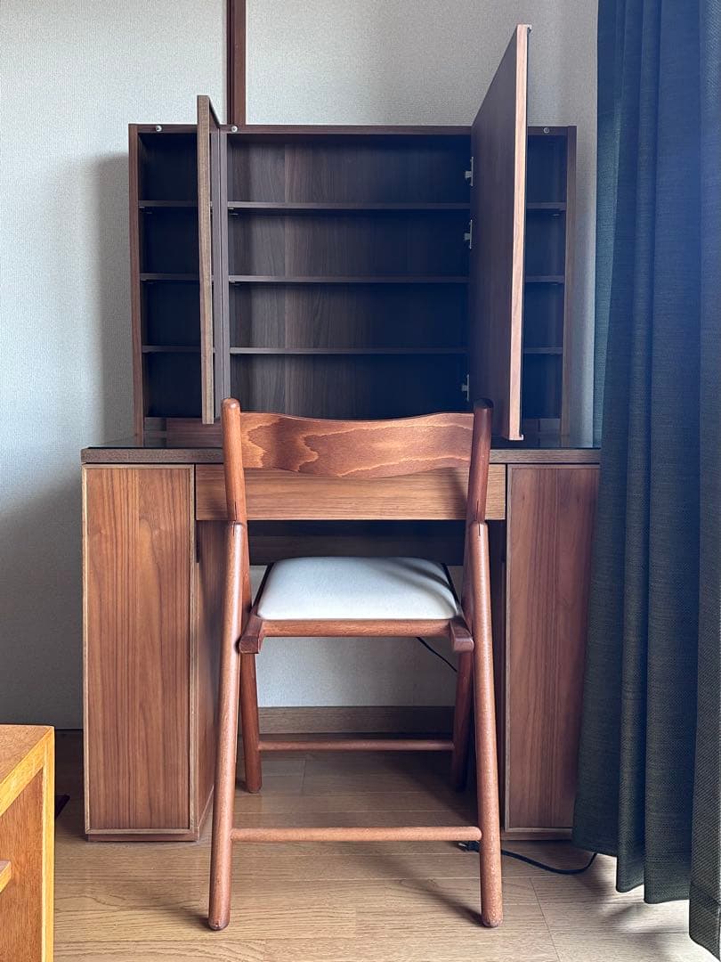 【送料込み美品】ACTUS ドレッサー 三面鏡 アクタス