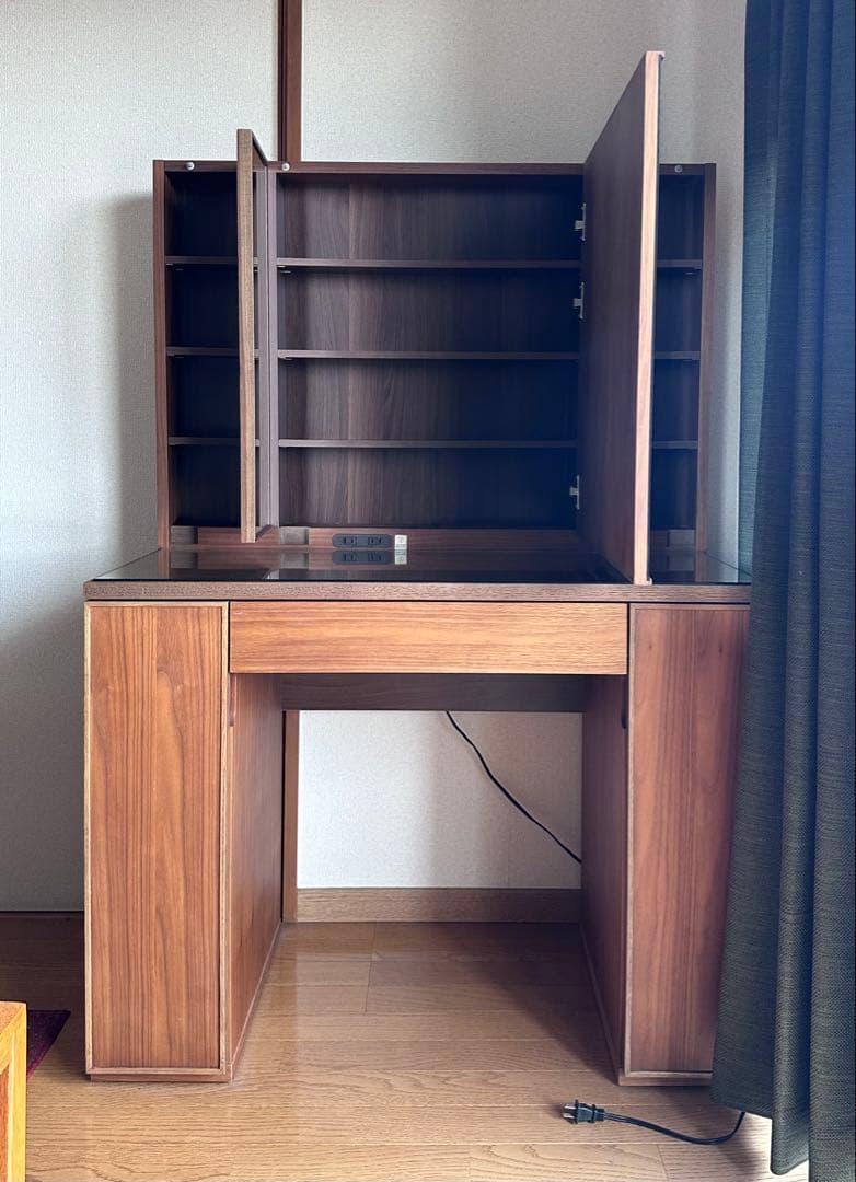 【送料込み美品】ACTUS ドレッサー 三面鏡 アクタス