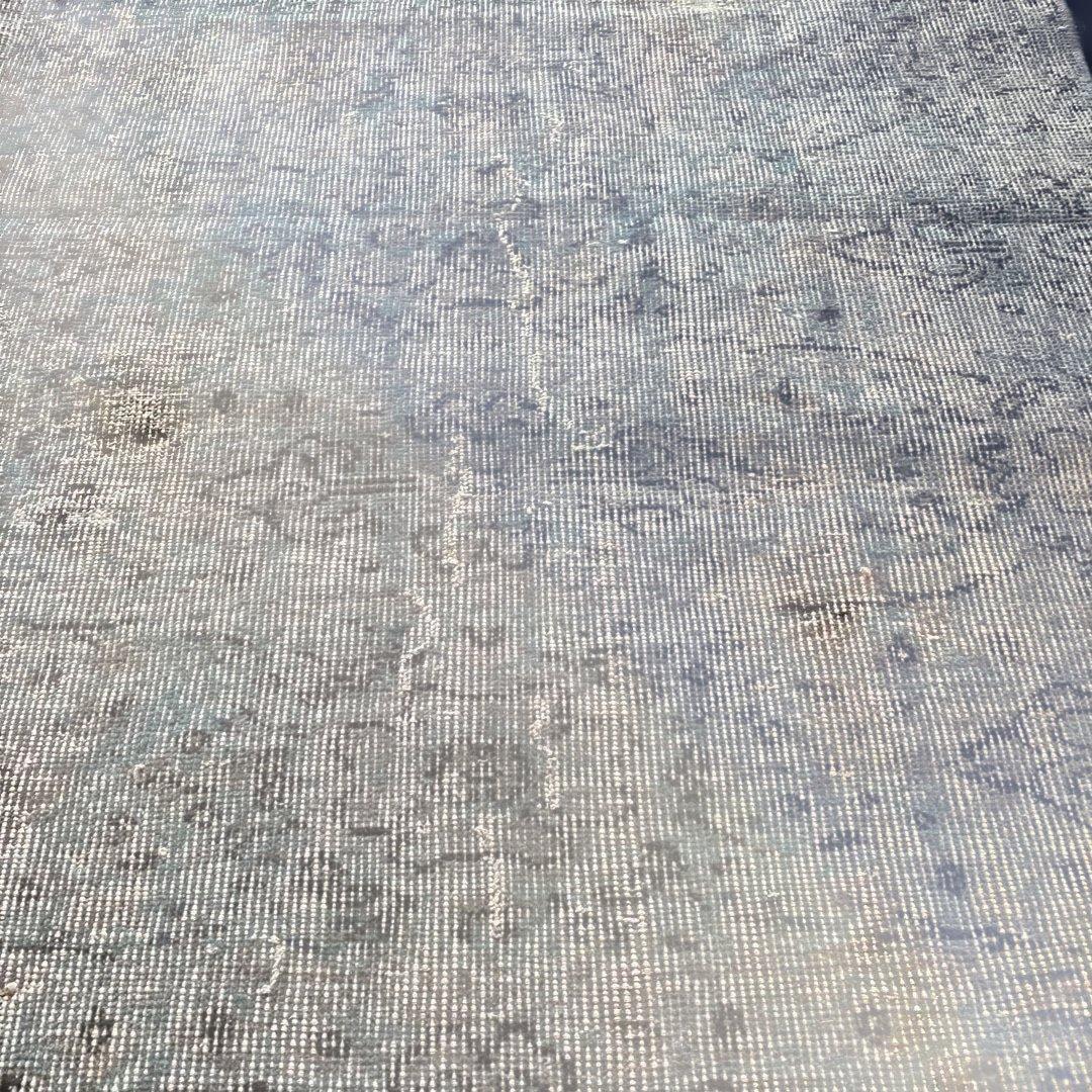 【ヴィンテージラグ】トルコ　ブルーグレー　アンティーク