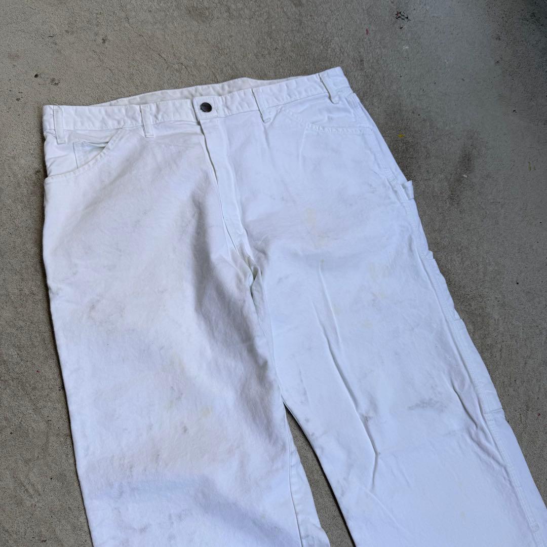 Dickes ペンキペインターパンツ ディッキーズ 白 ビンテージ 38×30