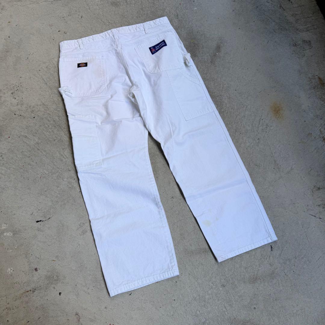 Dickes ペンキペインターパンツ ディッキーズ 白 ビンテージ 38×30