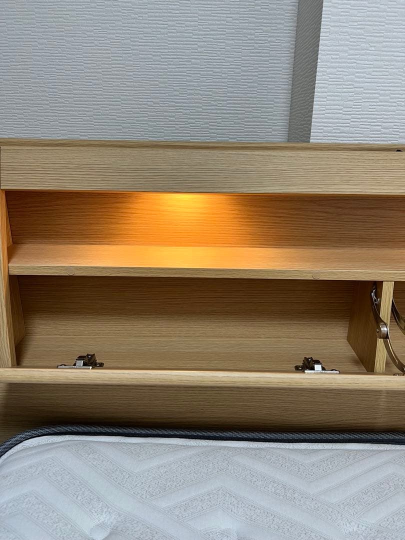 エース ニトリ セミダブル マットレス+収納付ベッドフレーム 12/9発送