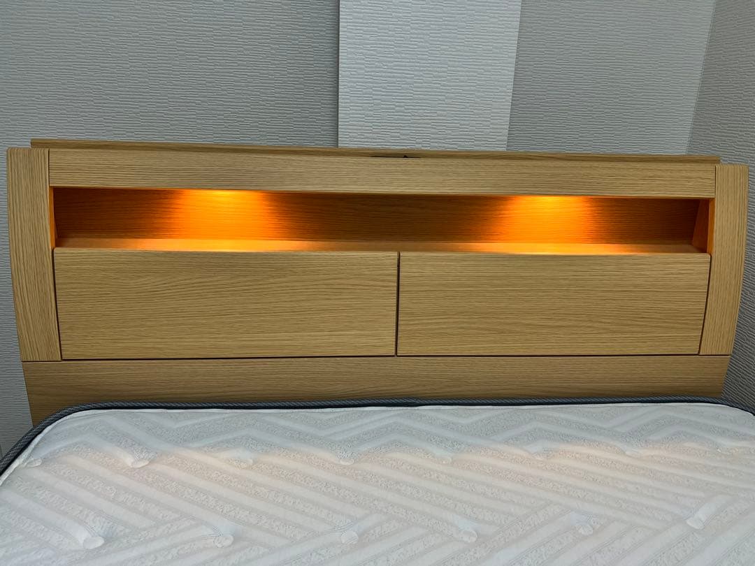 エース ニトリ セミダブル マットレス+収納付ベッドフレーム 12/9発送