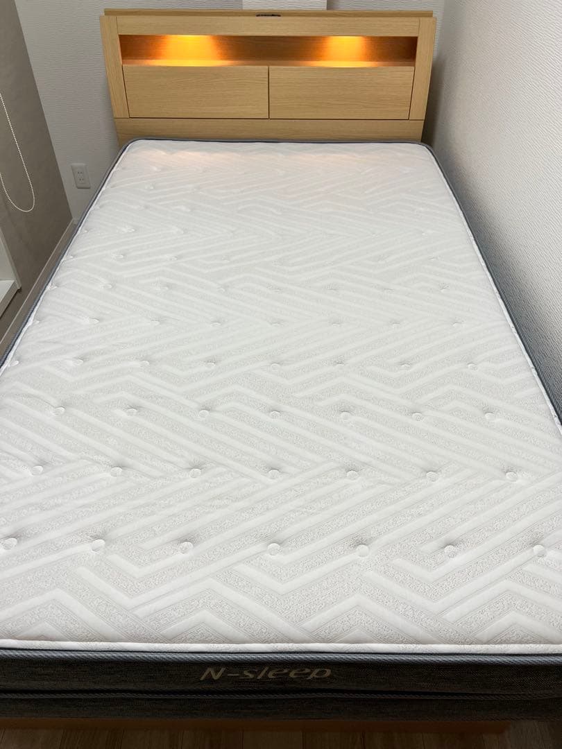 エース ニトリ セミダブル マットレス+収納付ベッドフレーム 12/9発送