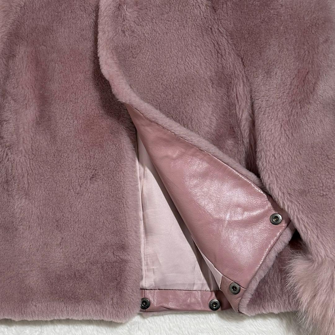 極美品　グレースコンチネンタル ラムファーフォックスファー　コート　2way