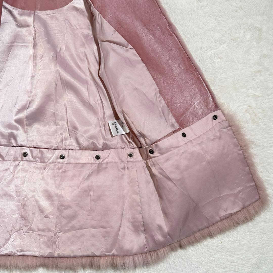 極美品　グレースコンチネンタル ラムファーフォックスファー　コート　2way