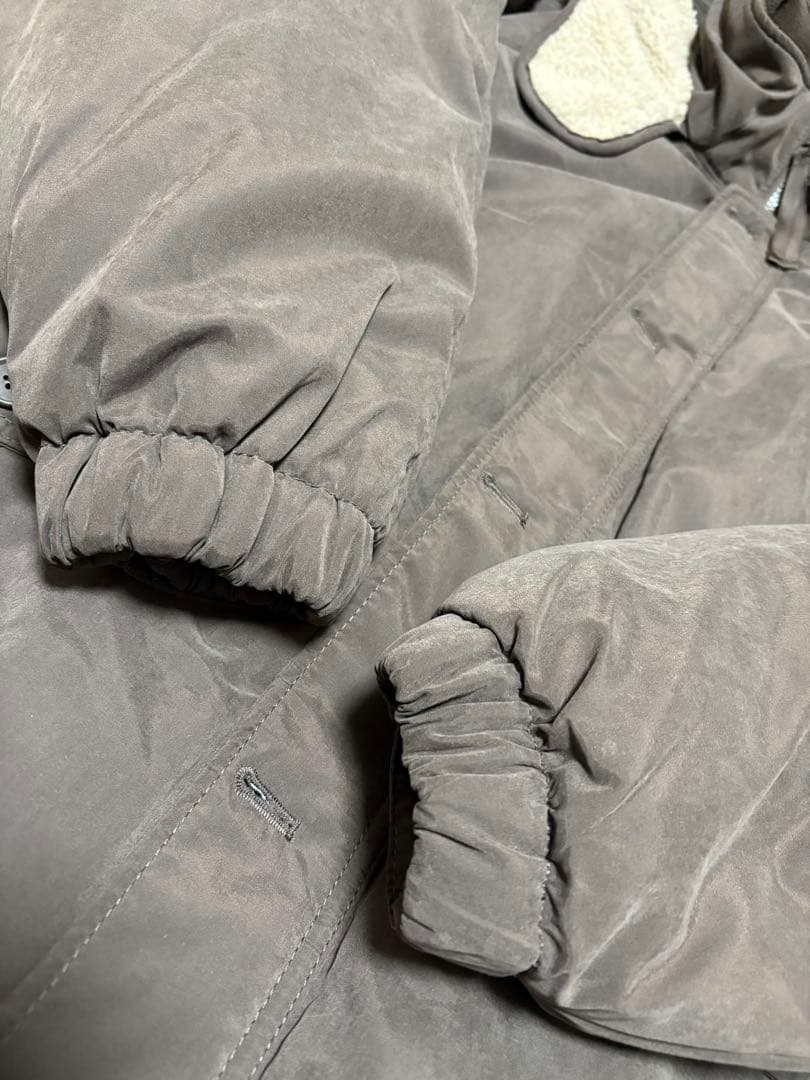 アライドふんわりモンスターパーカー　ブラウン　ニコアンド