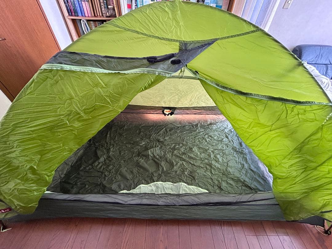 再値下げ　ニーモ　タニ　2P 軽量ドーム型山岳テント グリーン