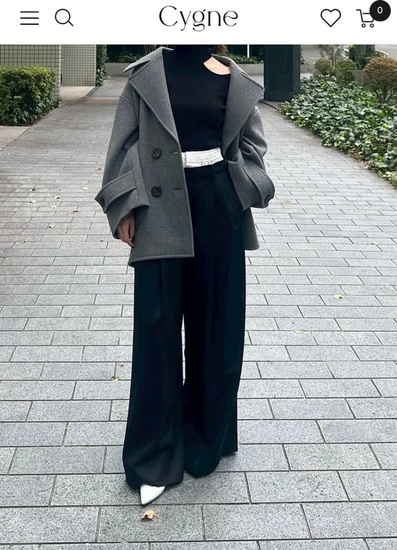 【新品未使用】 Cygne 今期新作 コート Emii