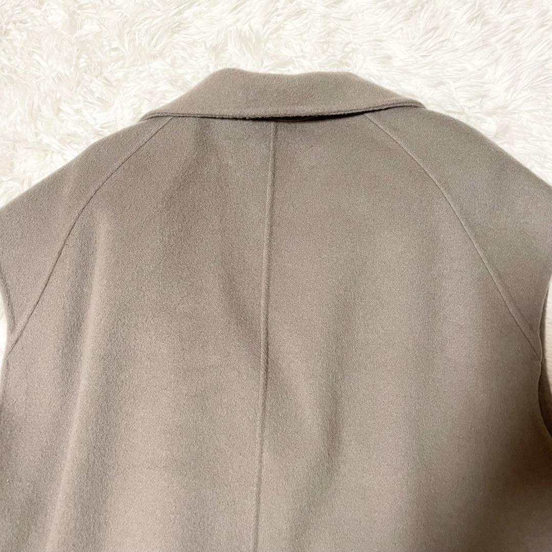 ジャーナルスタンダード　ウールリバーミリタリーロングジレ　グレー