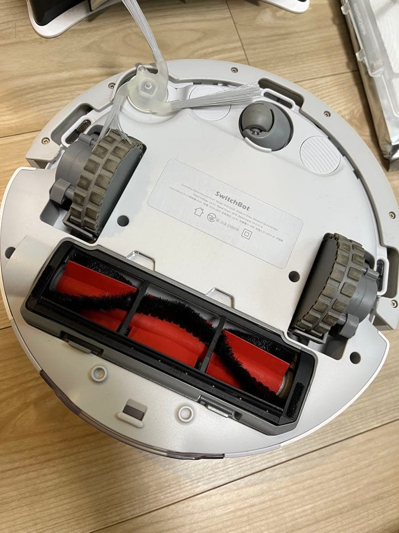 SwitchBot ロボット掃除機 K10+ 本体 ホワイト コンパクト 小型