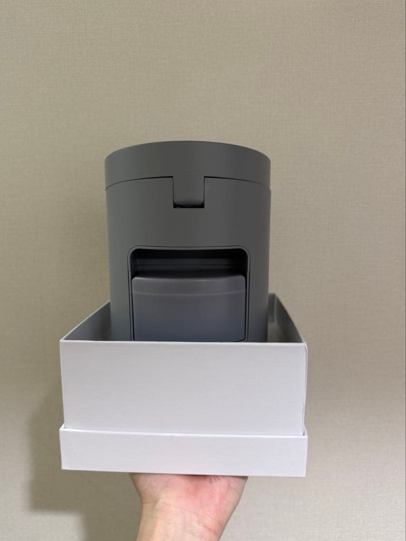 SALONIA ピュアブライトスチーマー 美顔器フェイススチーマー グレー