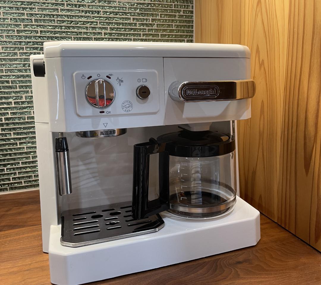 デロンギ　コンビコーヒーメーカー　ホワイト　BCO410J-W　ドリップ