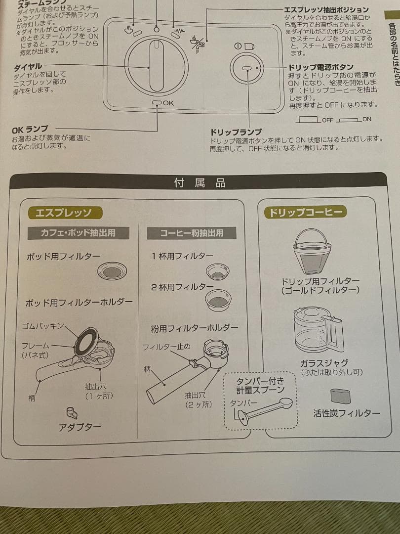 デロンギ　コンビコーヒーメーカー　ホワイト　BCO410J-W　ドリップ