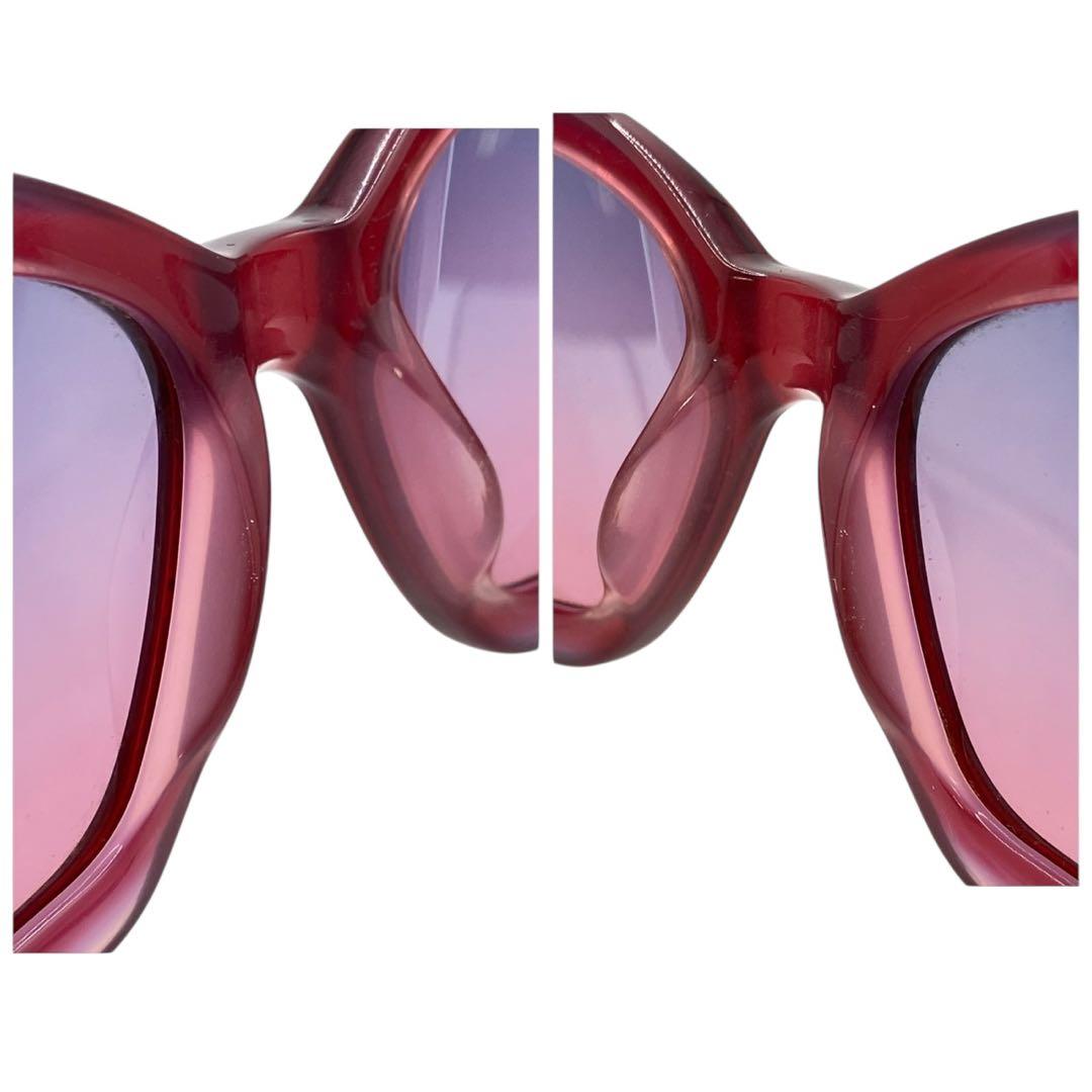 CHANEL シャネル サングラス アイウェア ココマーク　グラデーション　赤