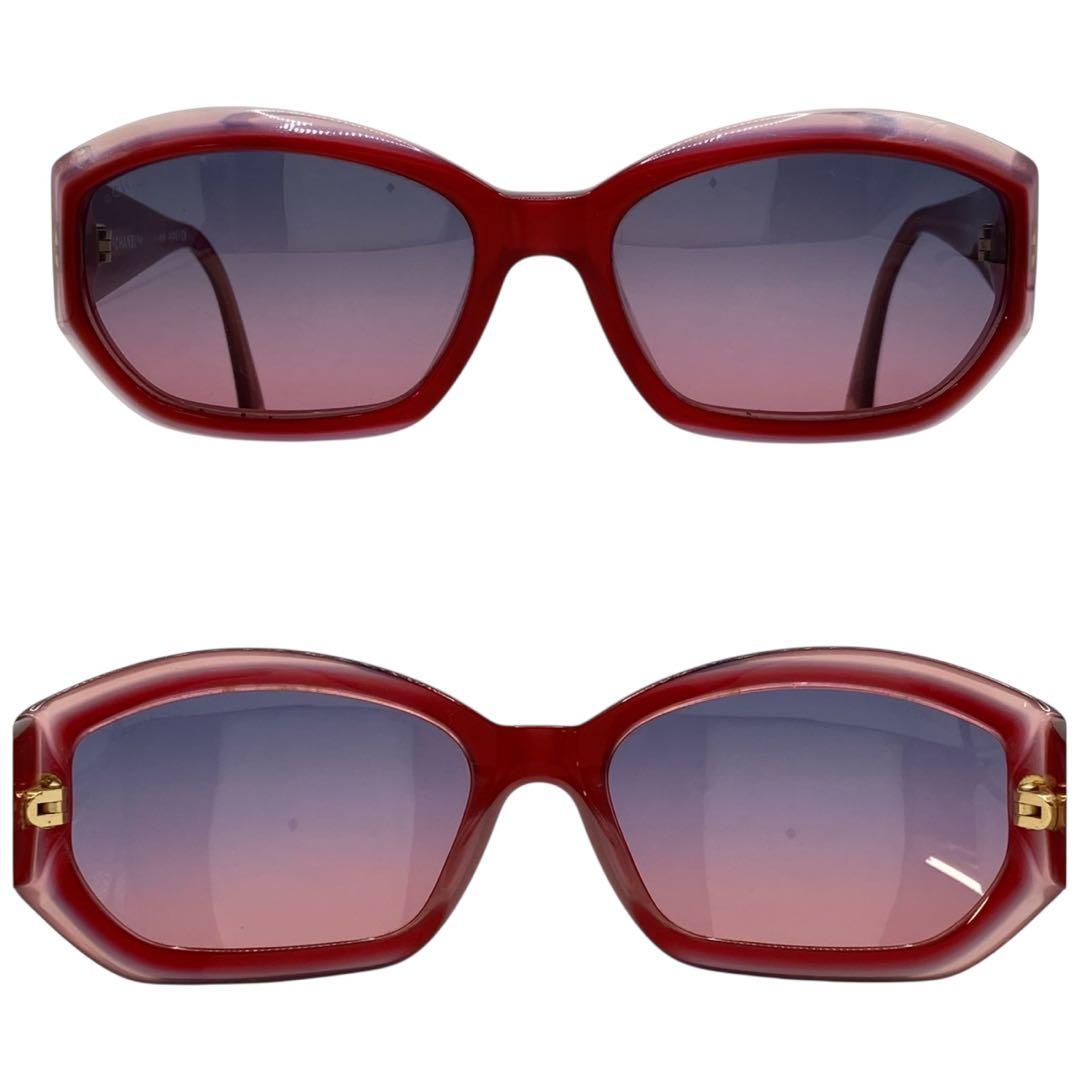 CHANEL シャネル サングラス アイウェア ココマーク　グラデーション　赤