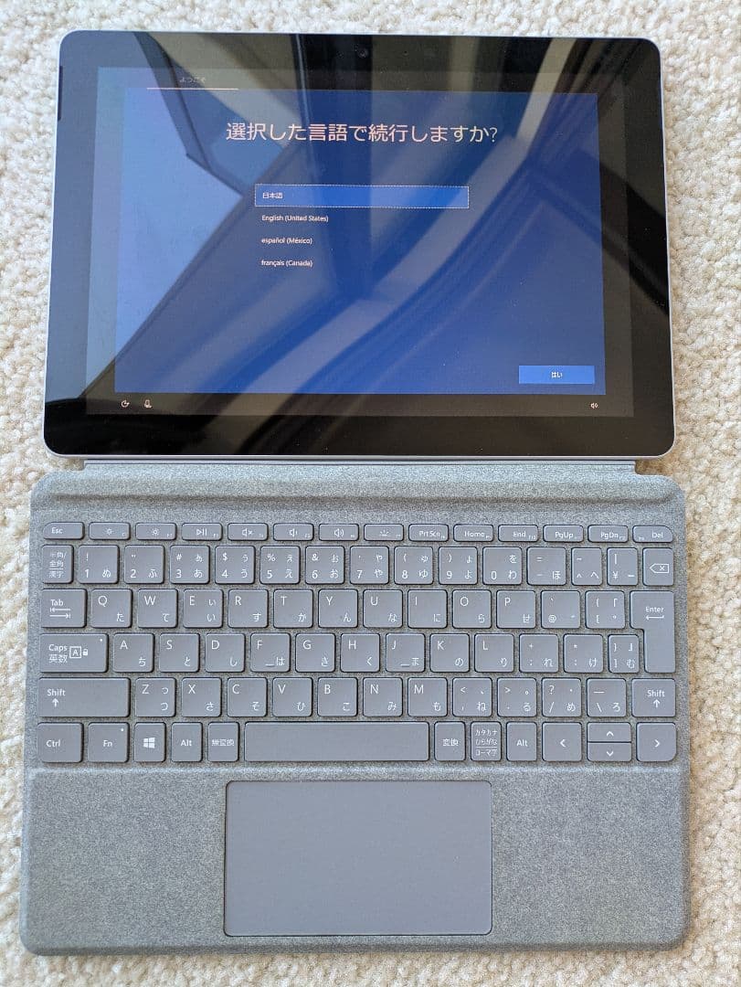 Surface Go WindowsノートPC 純正キーボード
