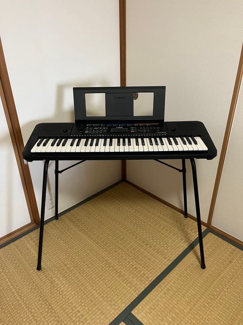 YAMAHA 電子ピアノ 電子キーボード PSR-E253 専用スタンド付き