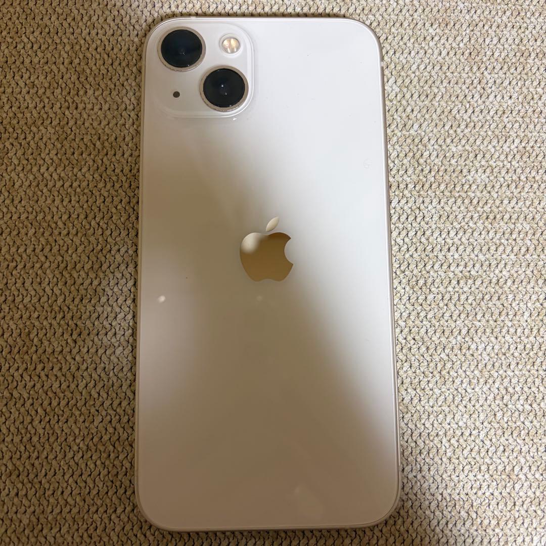 iPhone13 128GB ホワイト SIMフリー 画面無傷・ワイヤレス充電可