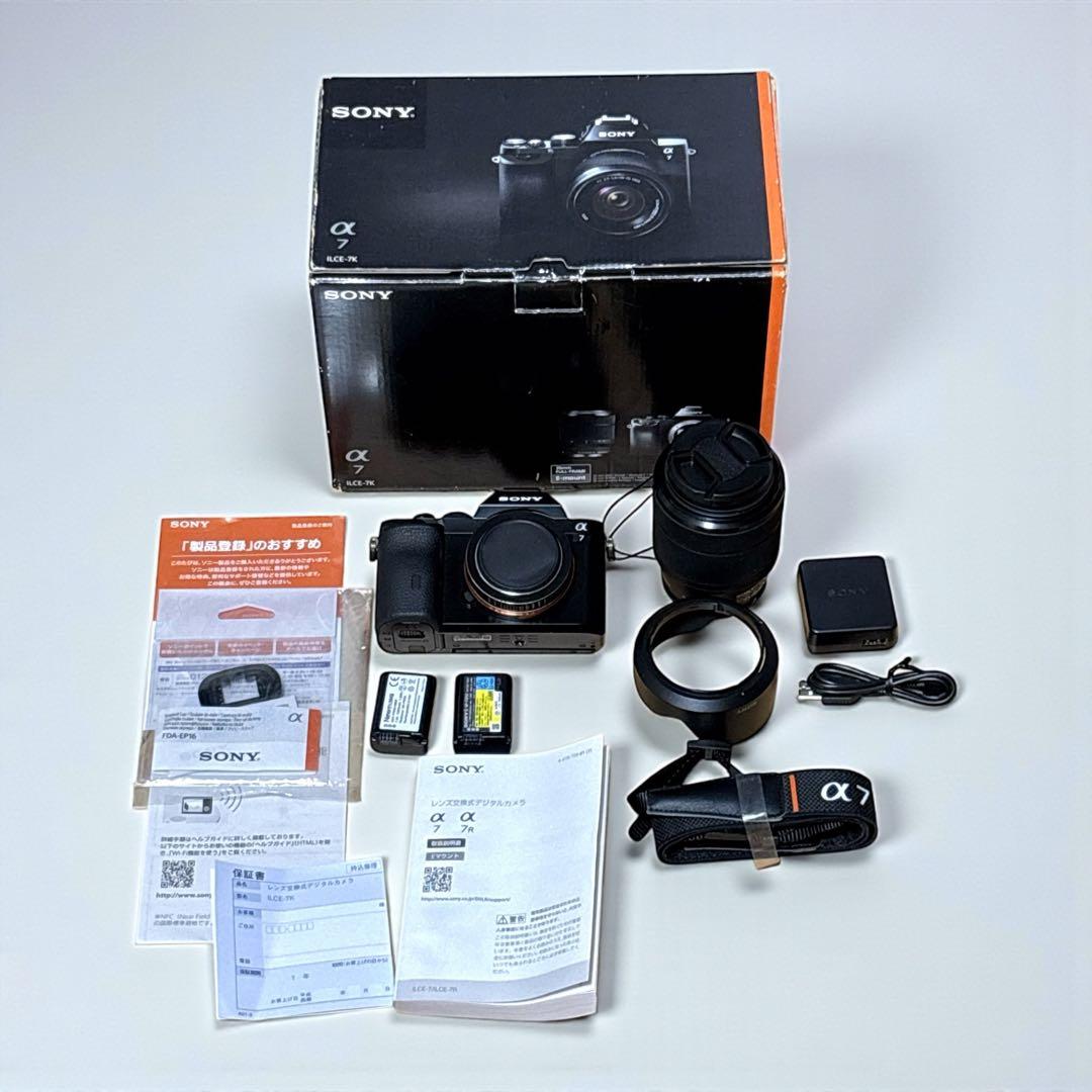 SONY α7 ILCE-7 撮影枚数292枚 ソニー　ミラーレス一眼　カメラ