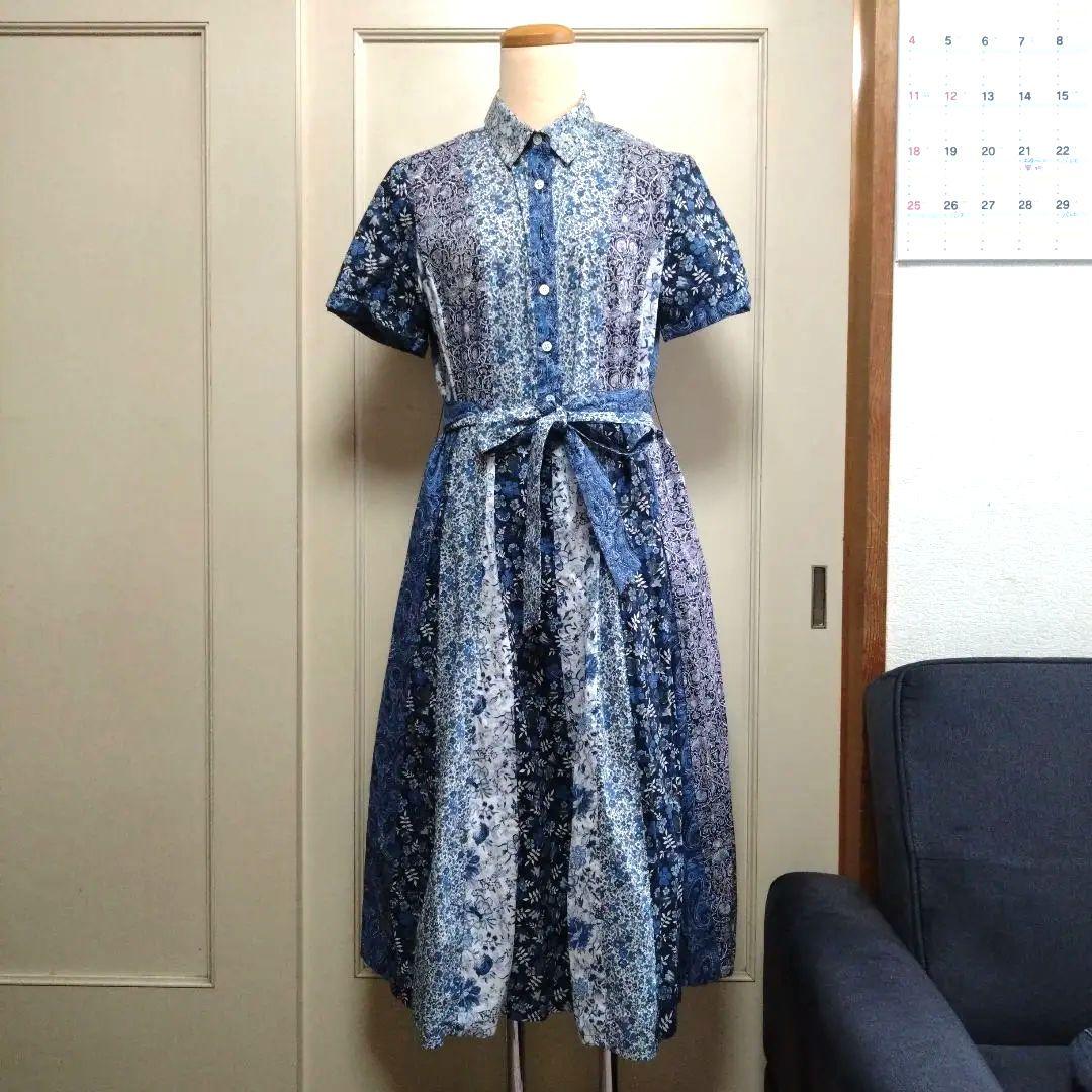 haname　完売✨ スキャパ　リバティプリントパッチワークワンピース