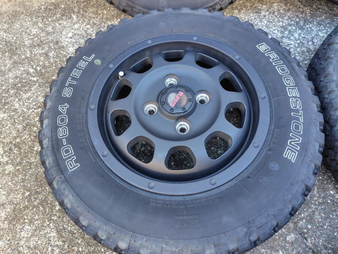 エブリィ ハイゼット 12インチタイヤホイール4本セット