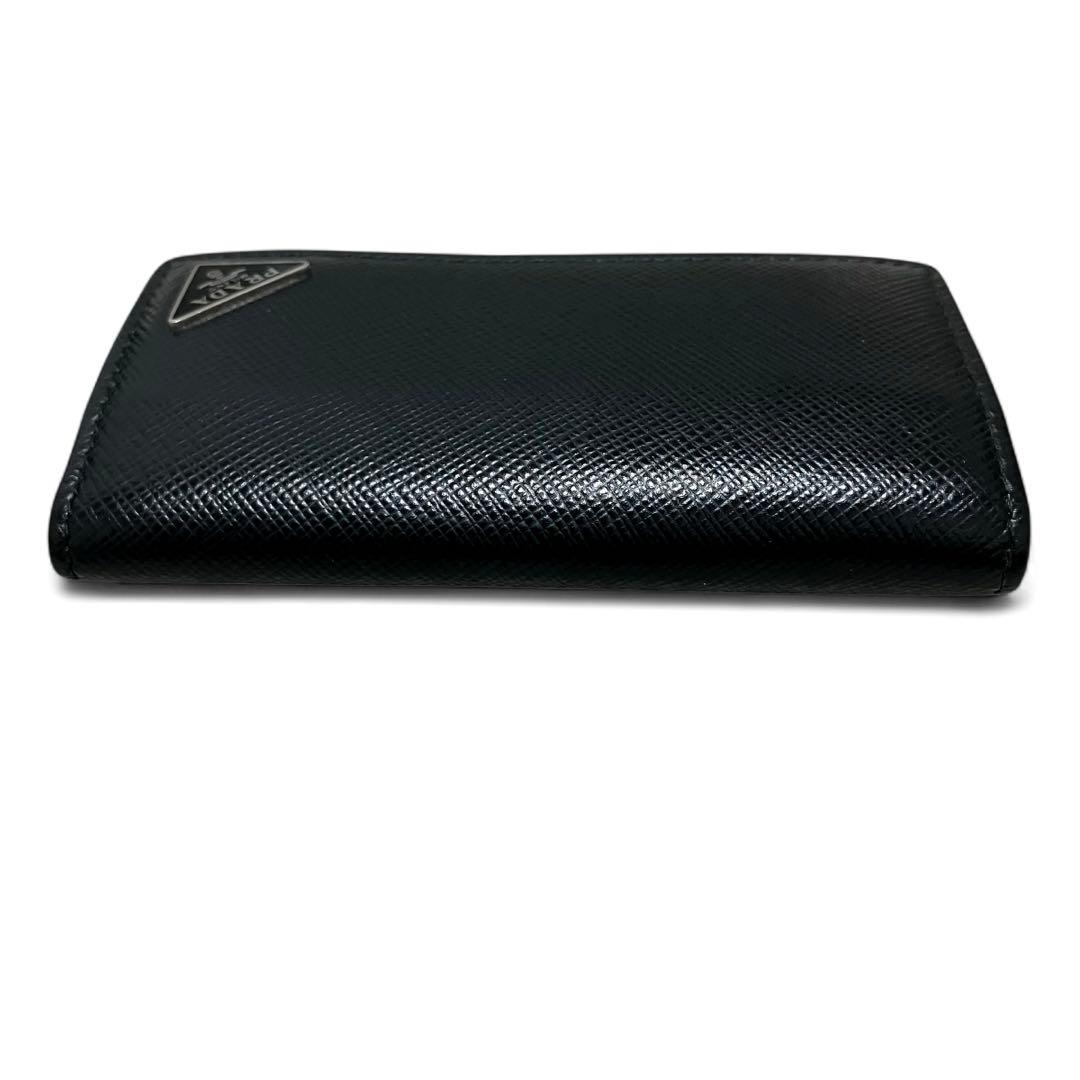 syunki 様PRADA プラダ サフィアーノレザー 6連キーケース ブラック