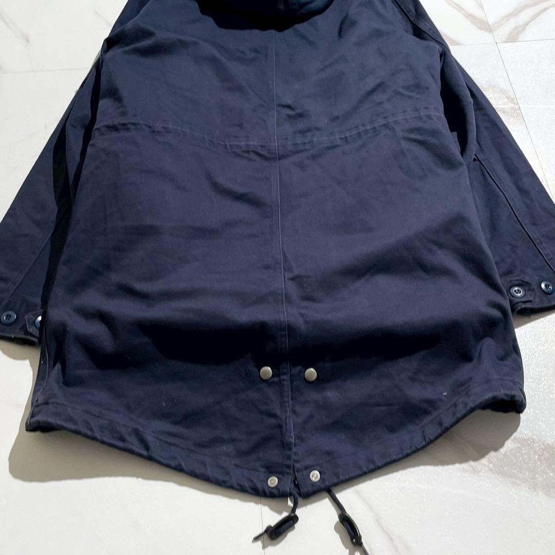 【良品✨】フレッドペリー モッズコート ファーライナー付き ネイビー M