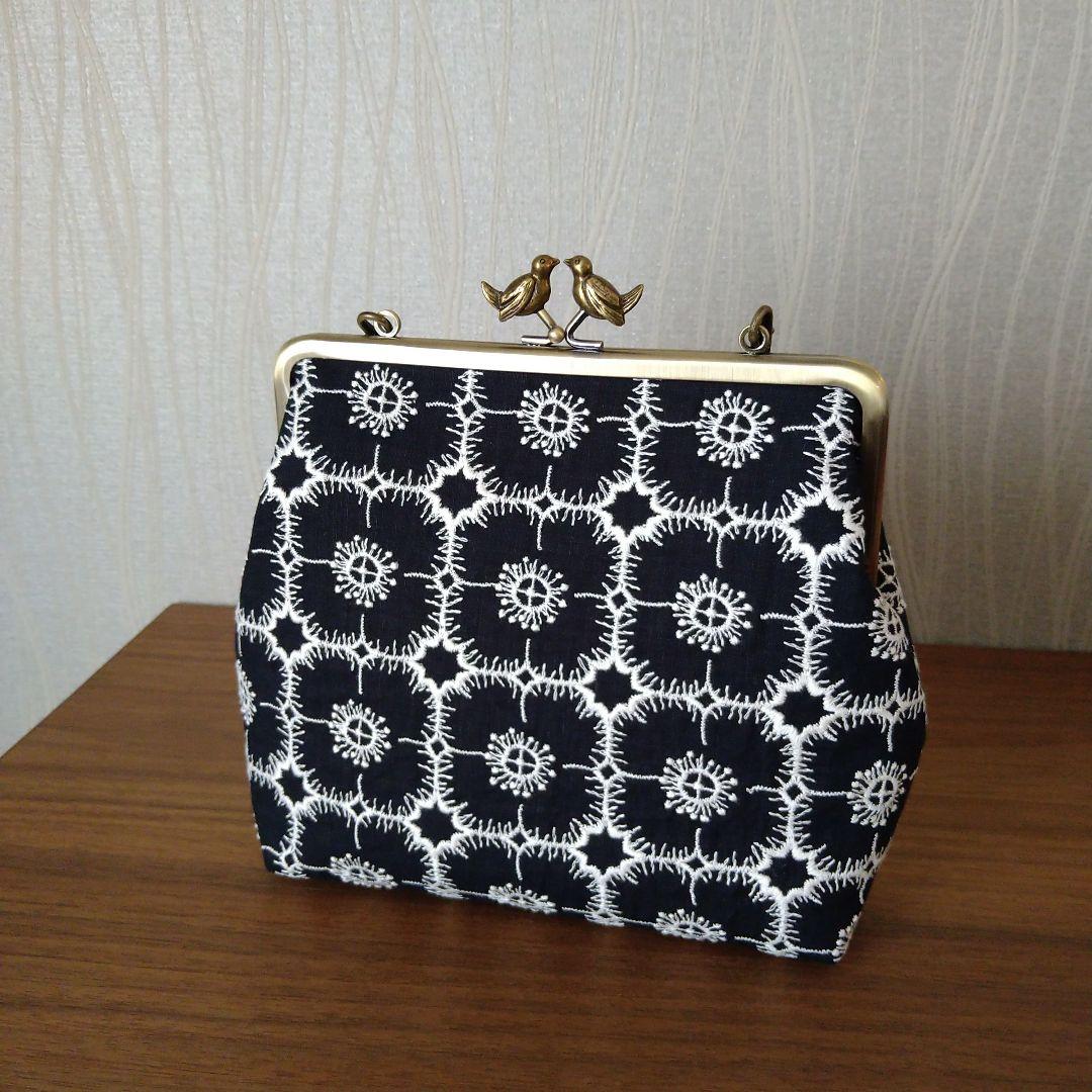 【専用です】小鳥の口金がま口 セレモニーバッグ ☆ミナペルホネン ハンドメイド