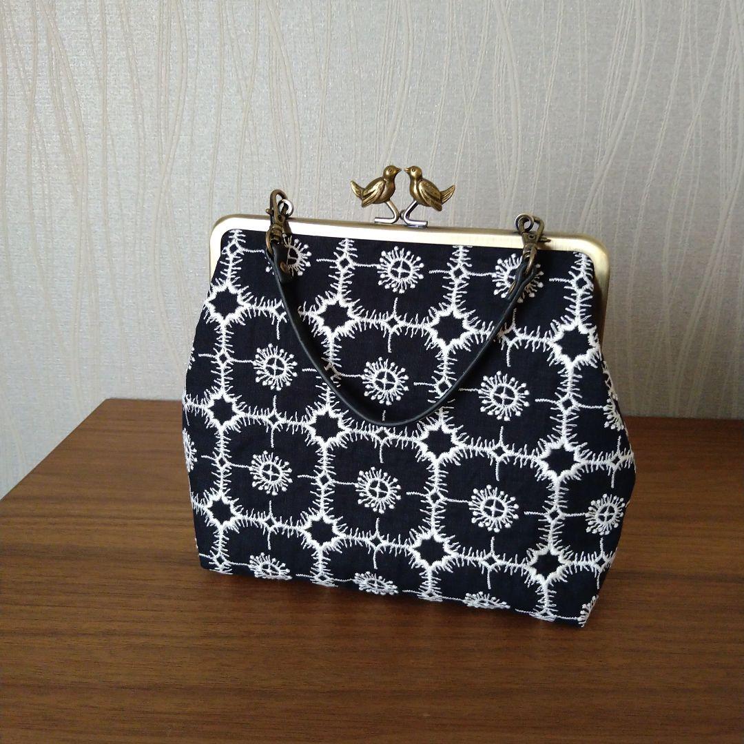 【専用です】小鳥の口金がま口 セレモニーバッグ ☆ミナペルホネン ハンドメイド