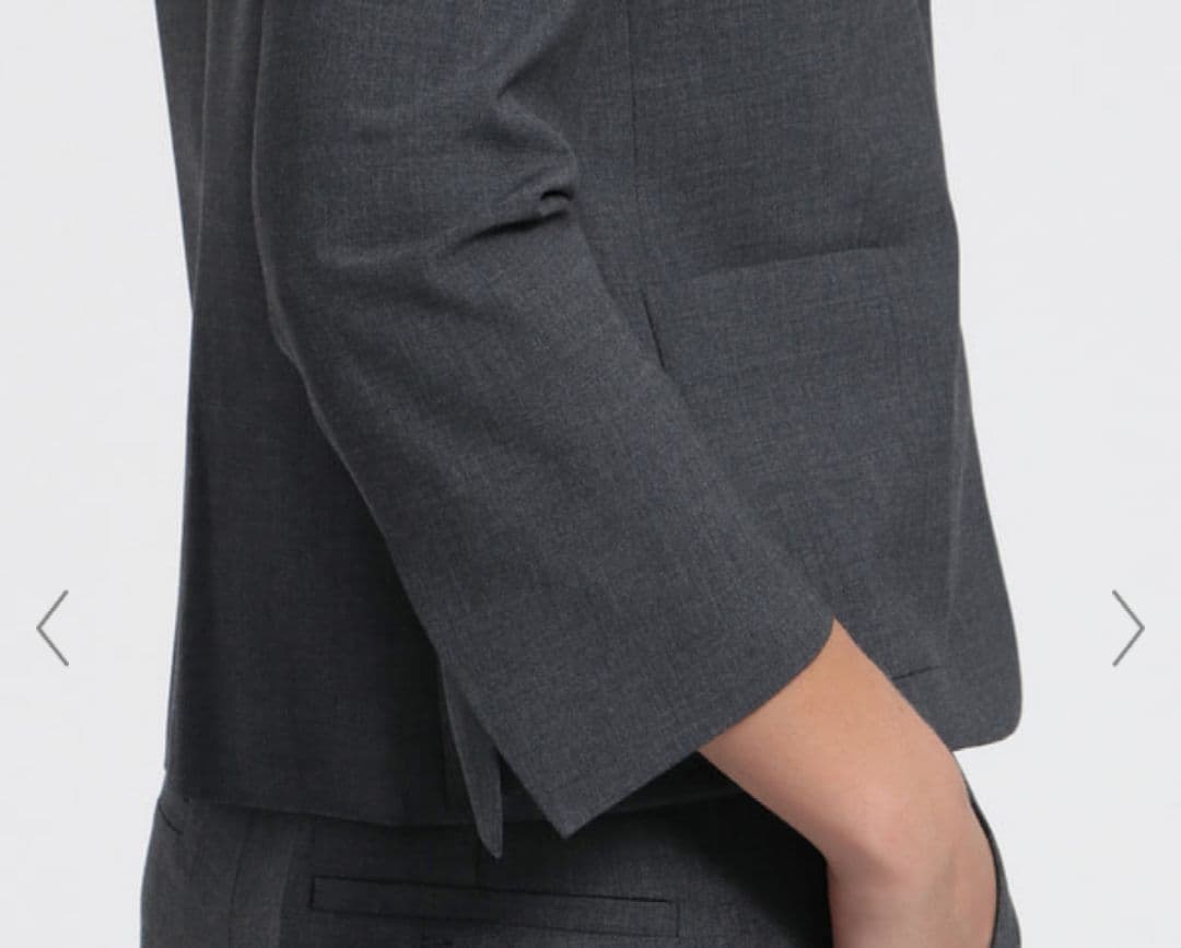 【Theory】Traceable Wool Shrkn Patch S グレー