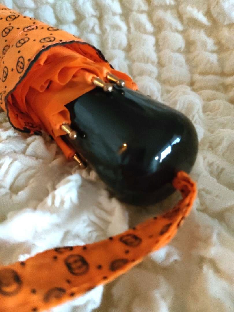 未使用品　オールド　GUCCI　傘　ヴィンテージ 折り畳み傘　オレンジ レア
