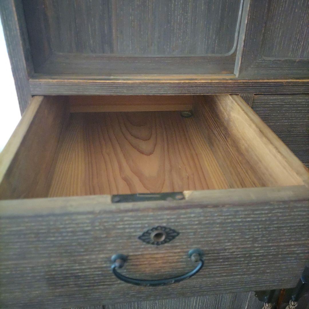 昭和レトロ　着物 桐箪笥　古道具　3分割可能
